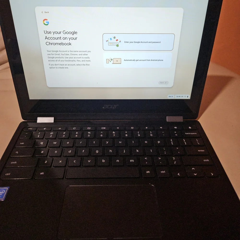 Acer Black Chromebook